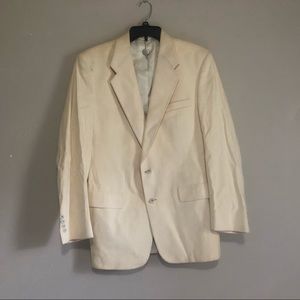 Christian Dior Off White Suede Blazer New 42R